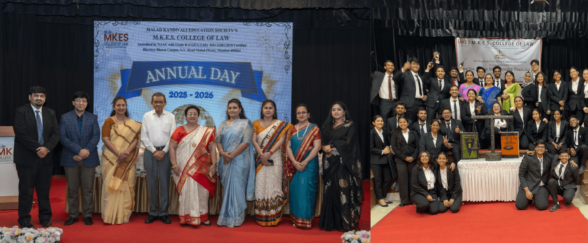 M.K.E.S College of Law. Mumbai Banner