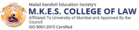 M.K.E.S College of Law. Mumbai logo